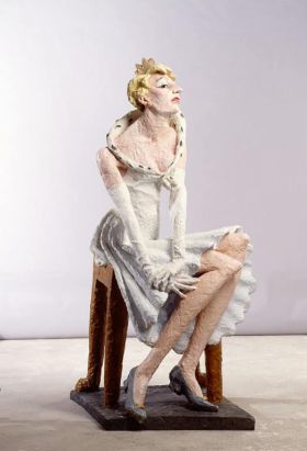 Prinzessin, Beton, Acrylfarben, Höhe 165 cm, 2001